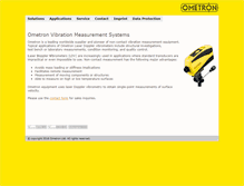 Tablet Screenshot of ometron.com